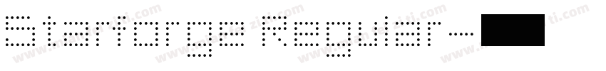 Starforge Regular字体转换